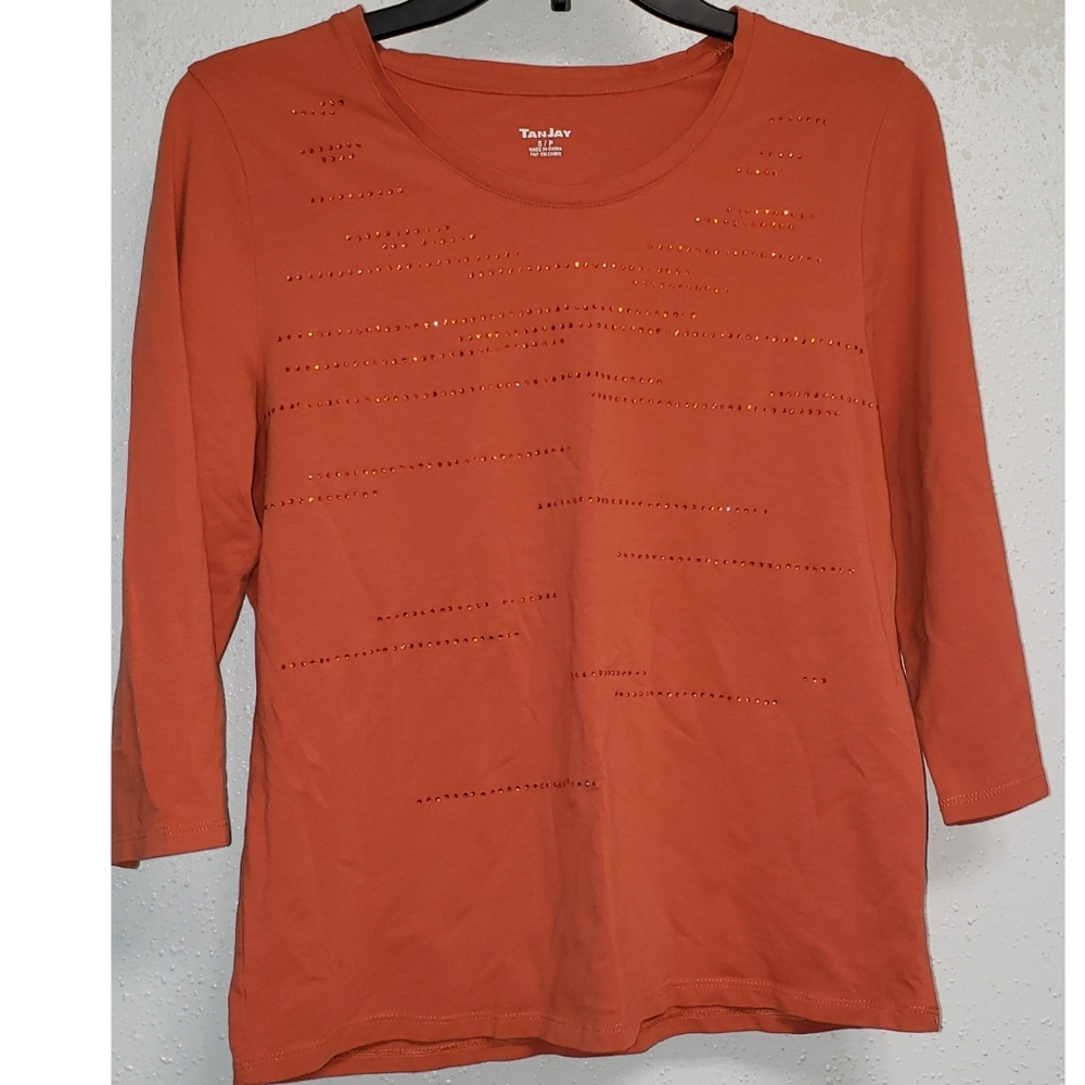 TanJay Longsleeve Orange Top